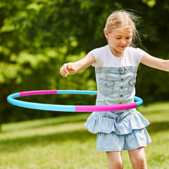 Liberry Kids Exercise Hoop enables weight adjustment by adding rice or beans