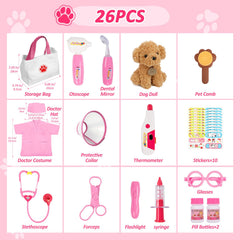 Liberry medical tools pack features safe pretend instruments.