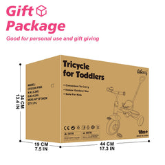 Liberry pink kids trike is a versatile indoor/outdoor gift.