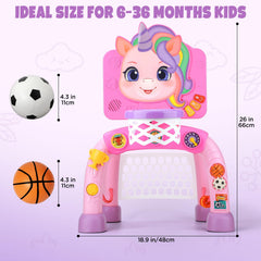Liberry gift-ready packaging illustrating a complete toddler sports set.
