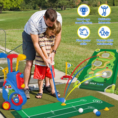 Liberry toddler golf clubs designed for balanced weight and left-handed use.