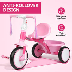 Liberry toddler tricycle adjustable seat with backrest for growing kids