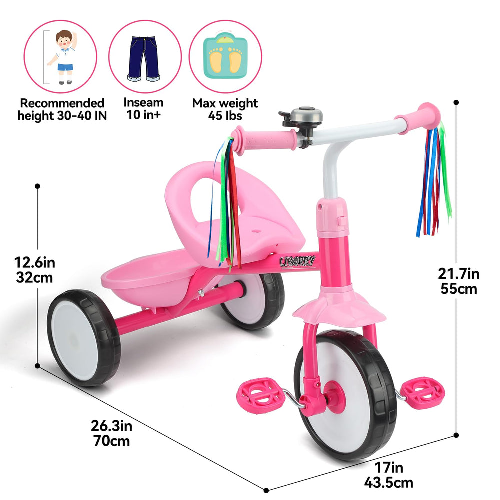 Built-in bell helps grab attention while riding.