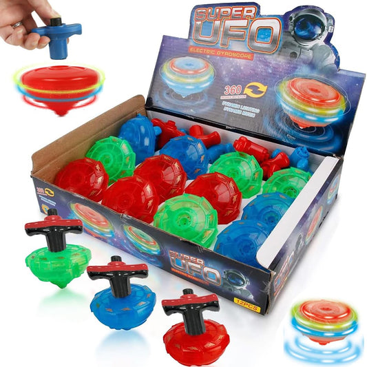 Liberty Imports blue LED UFO top spin for party fun