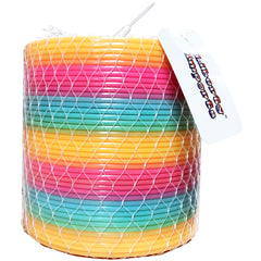 Liberty Imports 6-inch rainbow coil spring provides tactile play that sparks curiosity and creativity