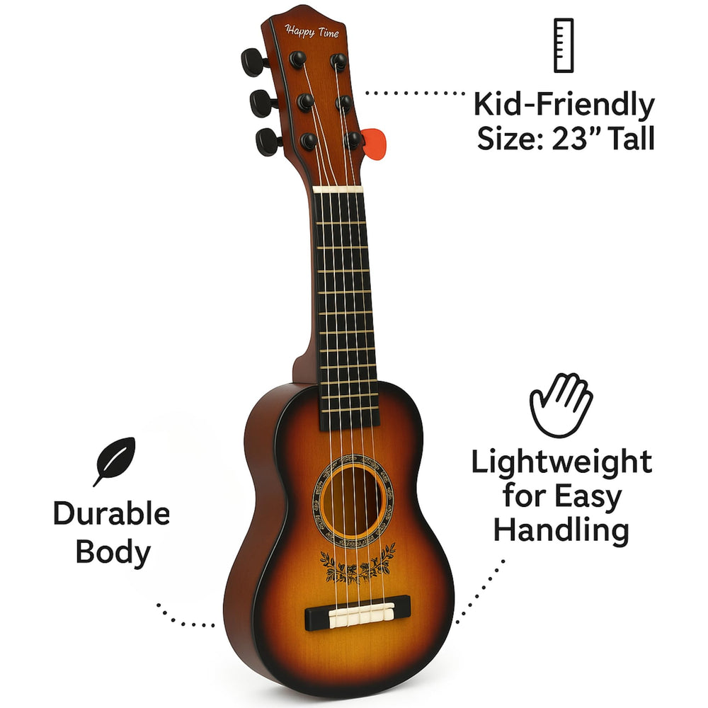 Liberty Imports neck and strings image shows easy grip for small hands during practice