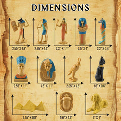 Liberty Imports ancient egypt playset anubis figure enhances myth-inspired storytelling and school crafts