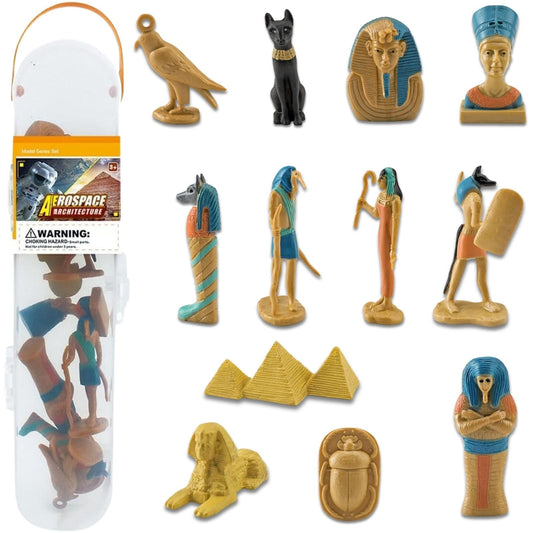 Liberty Imports ancient egypt playset pyramids figure for imaginative history play and classroom storytelling