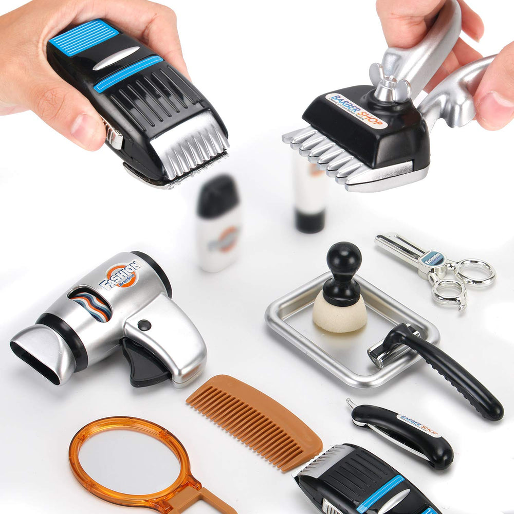 Liberty Imports barber kit comb supports complete at-home pretend grooming sessions
