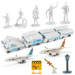 Liberty Imports boarding ladder truck enhances airport operation role-play and scene setup.