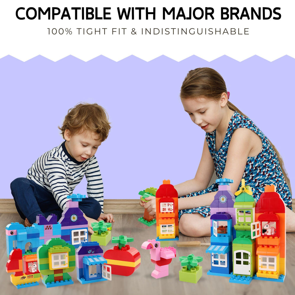 Blocks from Liberty Imports compatible with major brands for versatile designs and expansions