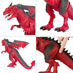 Liberty Imports Dino Planet dragon eyes light up for a vivid glow