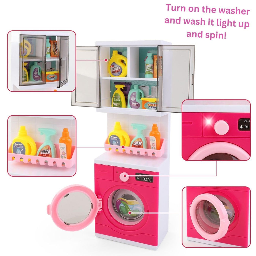 Liberty Imports Doll Mini Bathroom Landru dressing table invites chic styling play