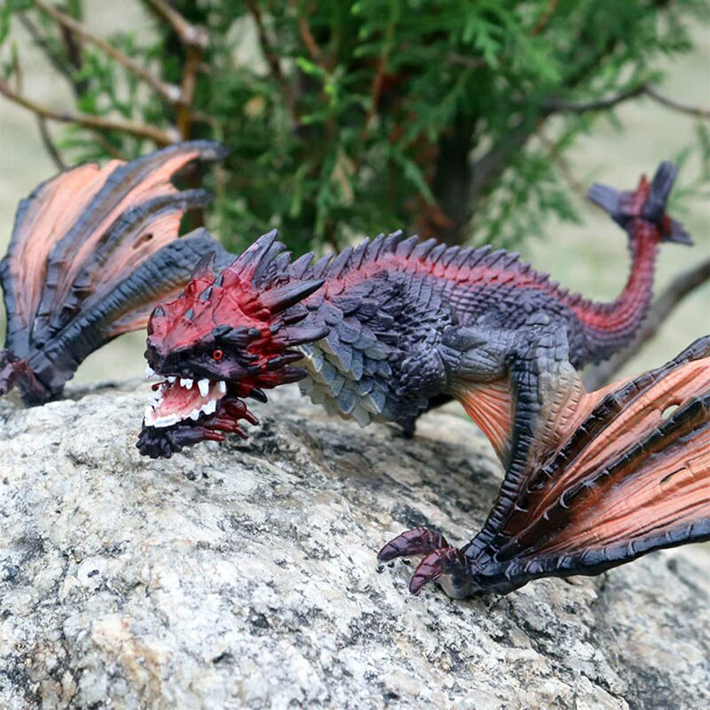Liberty Imports 8-inch dragon statue non-toxic materials for safe play
