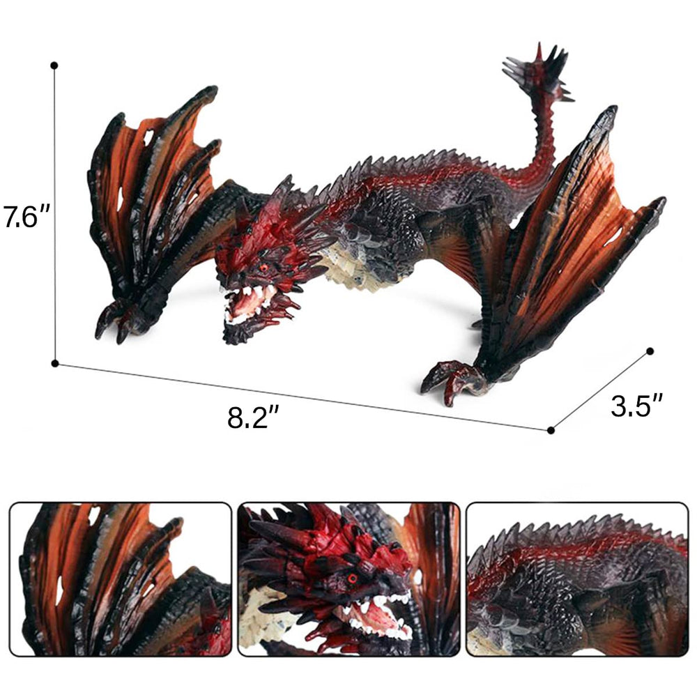 Liberty Imports dragon toy figure sculpture texture for realistic look