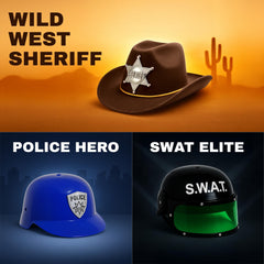 Liberty Imports army camouflage hat, realistic costume piece for immersive pretend missions.