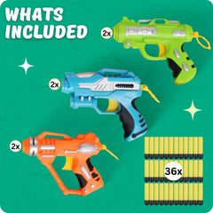 Liberty Imports easy-load system speeds up dart loading for kids.