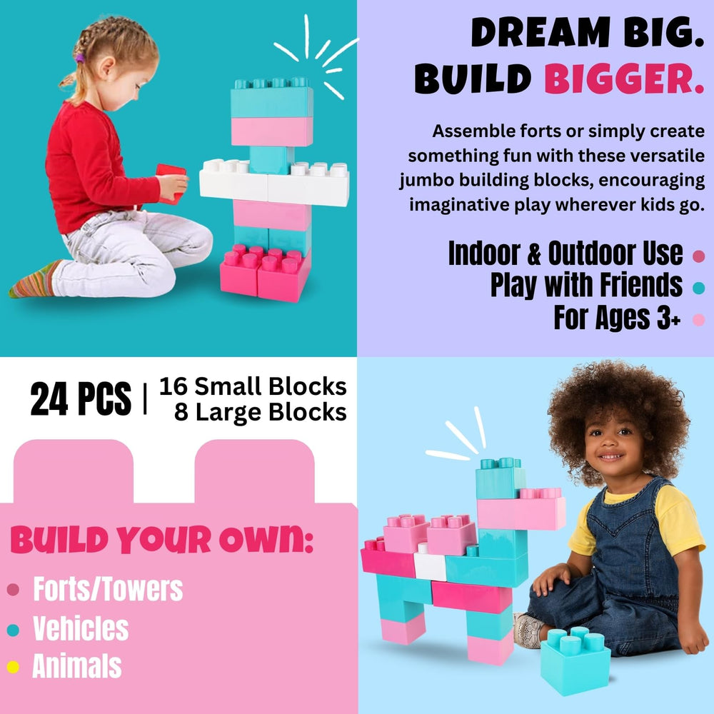 BPA-free plastic blocks from Liberty Imports for safe, durable building fun