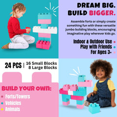 BPA-free plastic blocks from Liberty Imports for safe, durable building fun