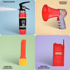 Liberty Imports sprayable fire extinguisher feature for action-packed pretend rescues