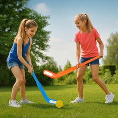 Liberty Imports plastic hockey ball lightweight for beginners.