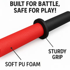 Liberty Imports blue foam saber providing oversized, lightweight fun for backyard games.
