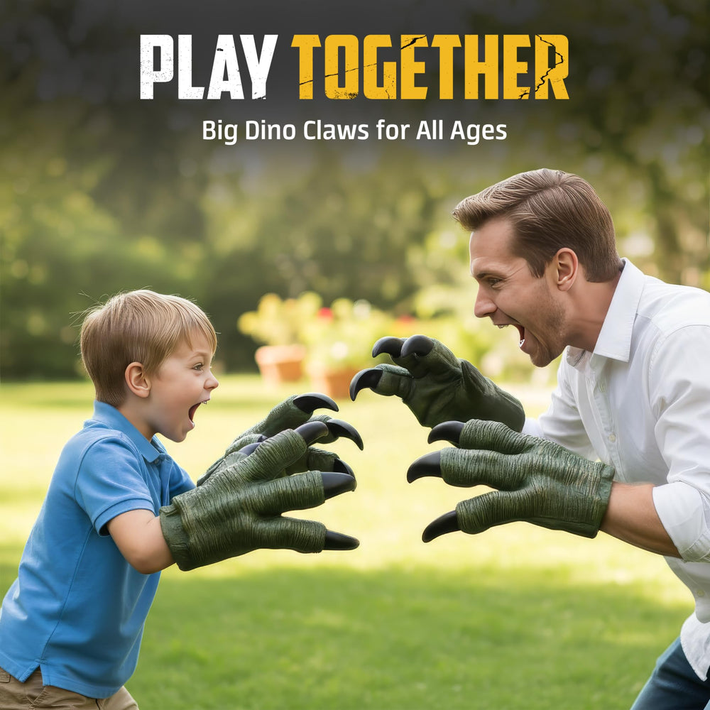 Liberty Imports giant dino claws for family cosplay and games.