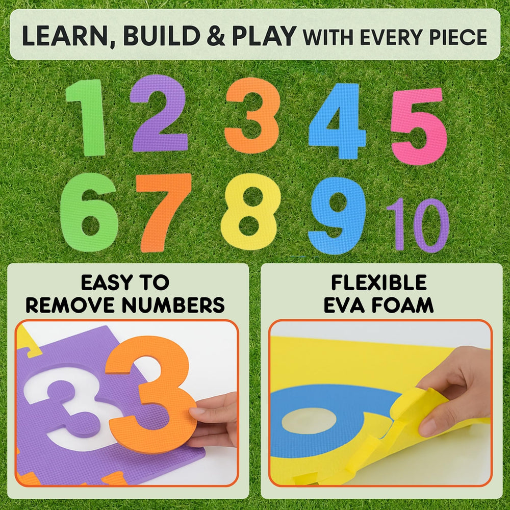 Liberty Imports Hopscotch Playmat family-friendly indoor outdoor activity for kids