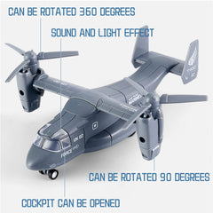 Lights and sounds on Liberty Imports helicopter enhance realism