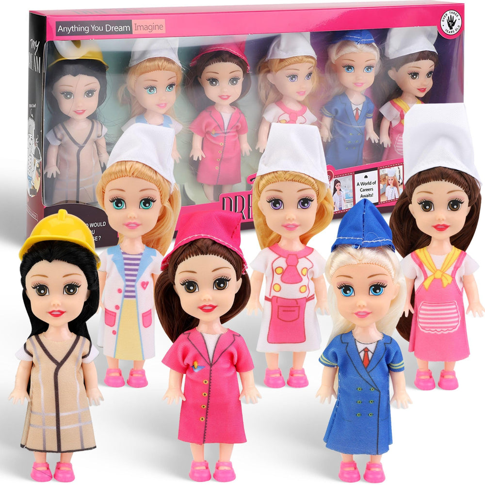 Liberty Imports Little Career engineer doll in outfit for imaginative STEM play