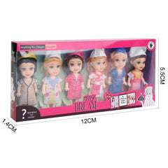 Liberty Imports Little Career dolls with removable outfits for mix-and-match fun