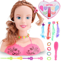 Liberty Imports doll head with soft hair for easy styling and creativity.