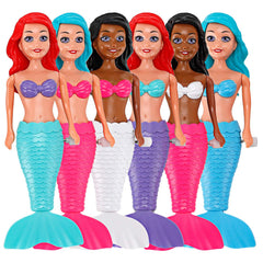 Liberty Imports mermaid bath toy wind-up tail flap for bath time fun