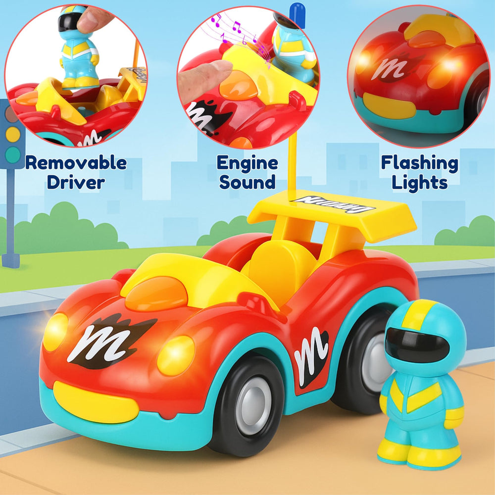 Liberty Imports My First Cartoon RC Car Police image showcases kid-friendly police car.