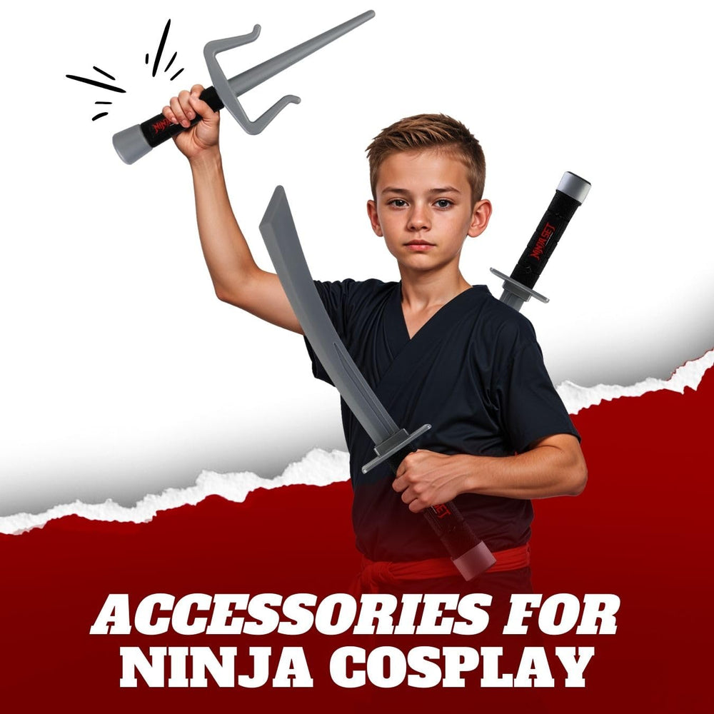 Liberty Imports Ninja Warrior bo staff for action-packed pretend combat.