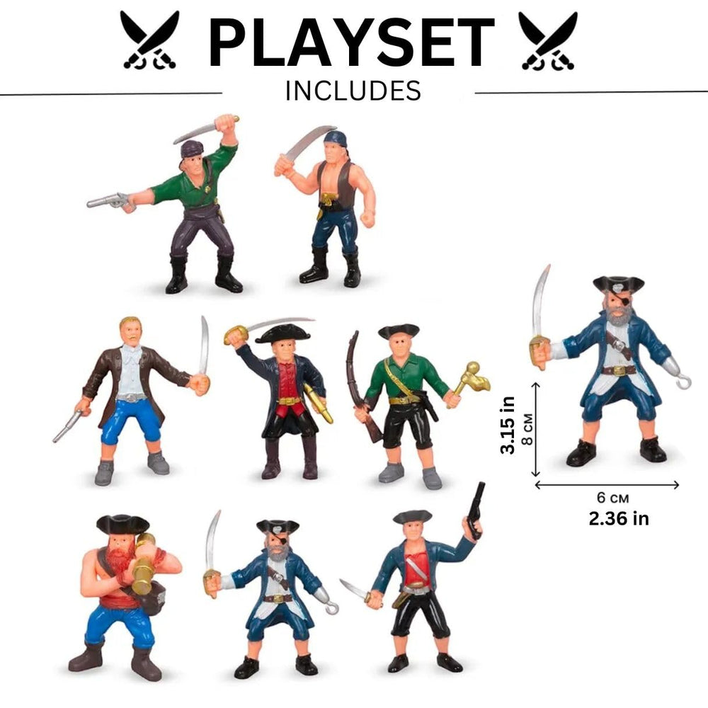 Liberty Imports 3-inch pirate figure suitable for small hands.