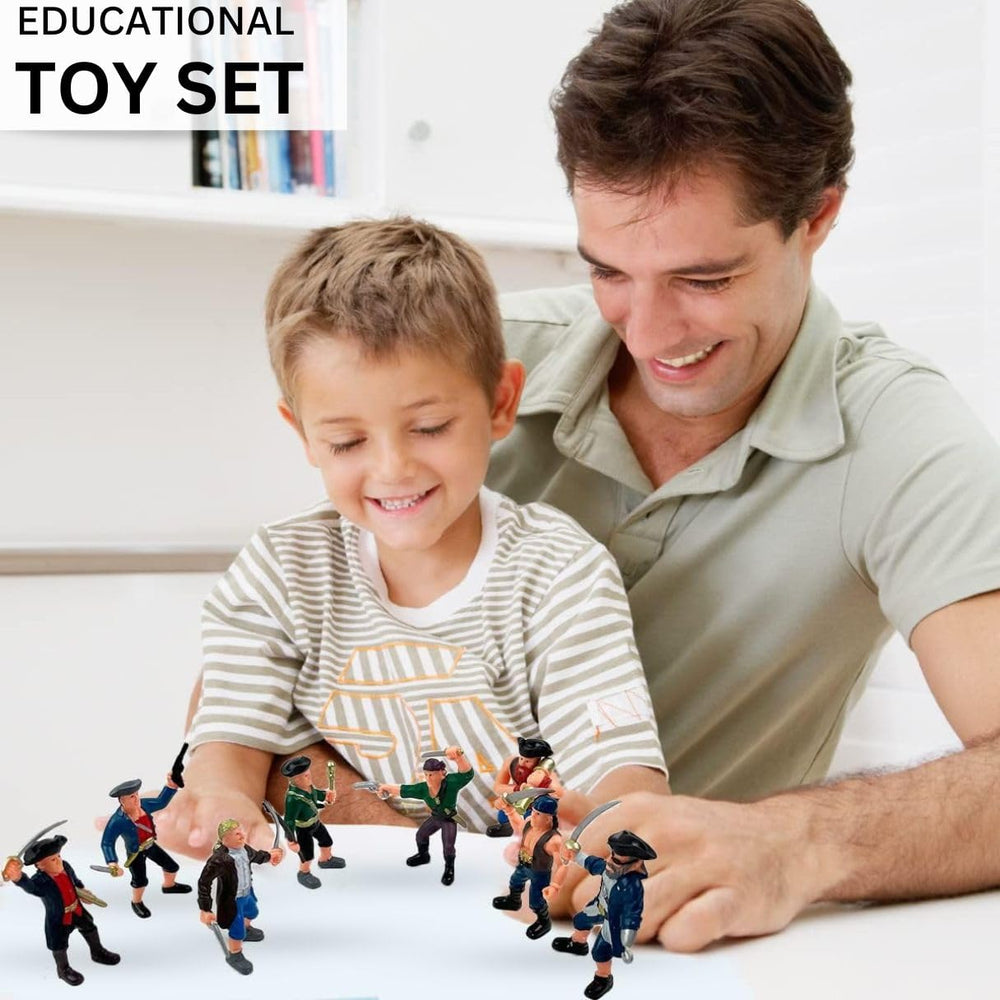 Liberty Imports pirate playset arranged for display and party decorations.