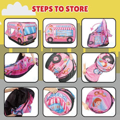 Liberty Imports twist and pop design lets kids watch the tent spring into action