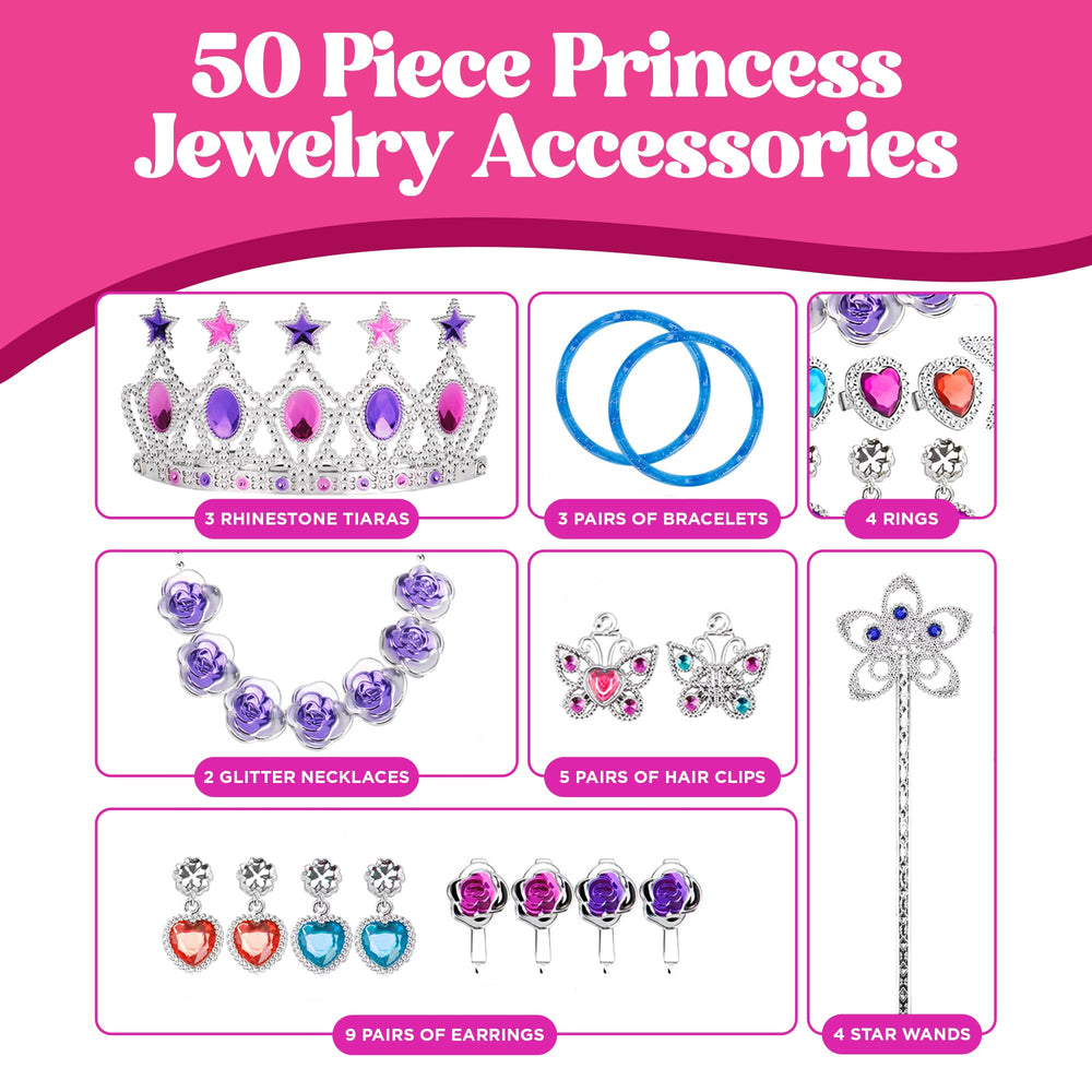 Liberty Imports princess earrings sparkle with light-catching shine