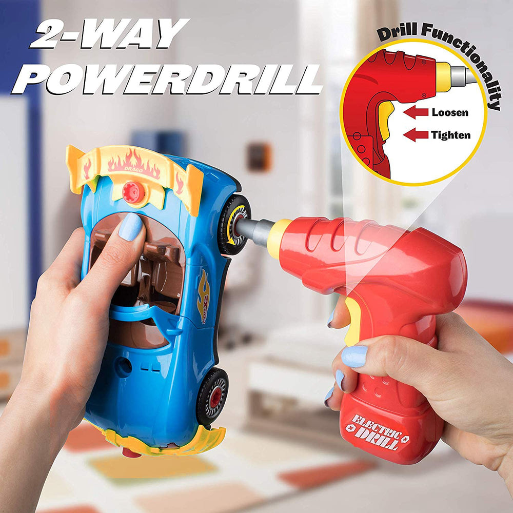 Liberty Imports race car components with lights and sounds for imaginative play.