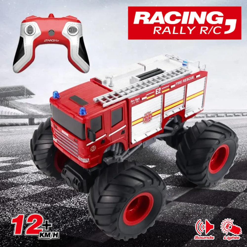 Liberty Imports RC Monster Truck big wheels in action across varied terrain