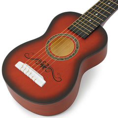Kid-friendly shot of realistic strings showing real guitar feel