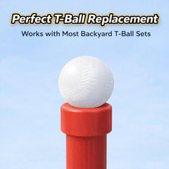 Liberty Imports 3.5-inch T-Ball close-up showing hollow safe plastic