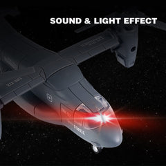 Tiltrotor transport helicopter with pullback action for interactive play