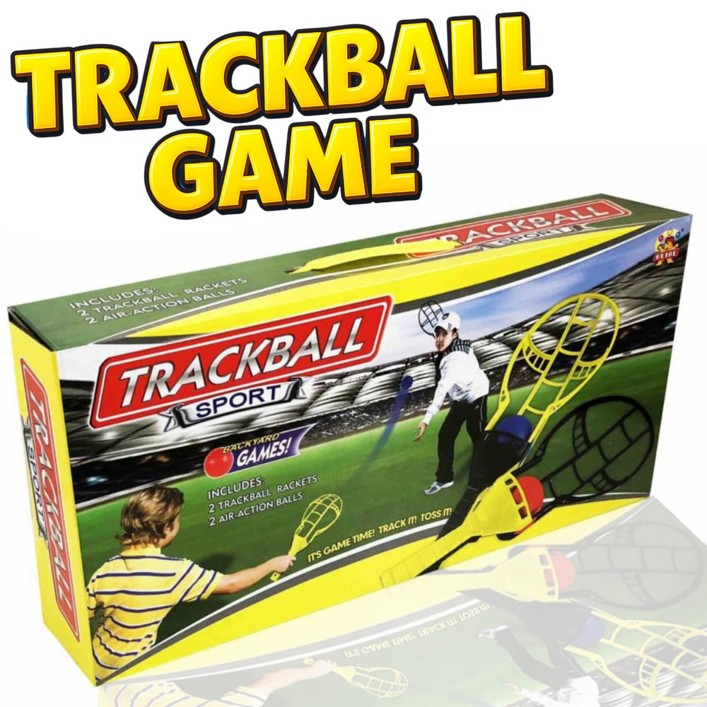 Portable design makes outdoor play easy with Liberty Imports Trackball Sport Chuck and Catch Ball