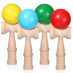 Libima wood kendama red cup for family play and eye-hand coordination