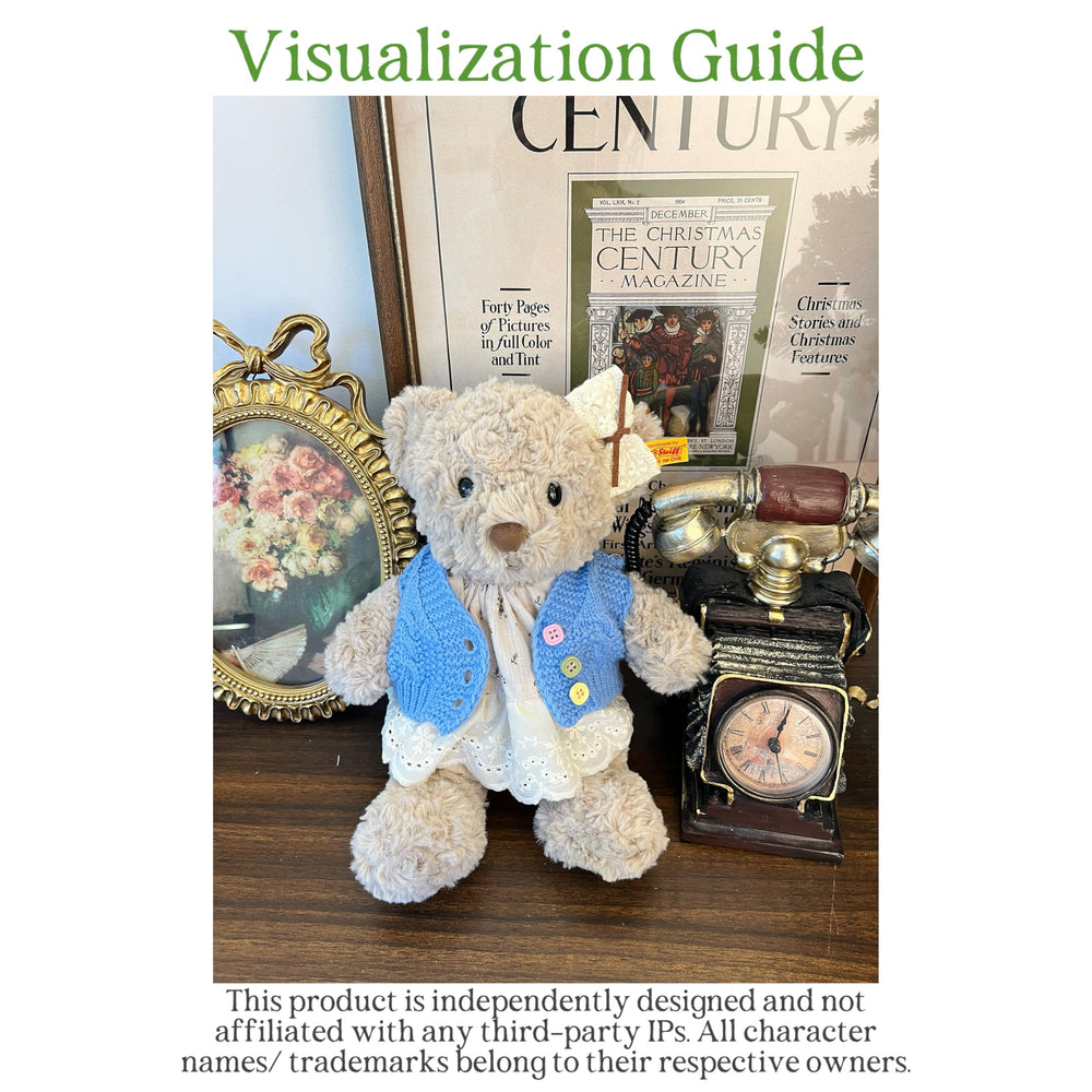 LICHADUOLE packaging image showing ready-to-gift 30cm plush outfit