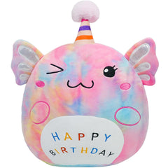 LICSOR Axolotl plush 12-inch front view, soft cuddle buddy for kids