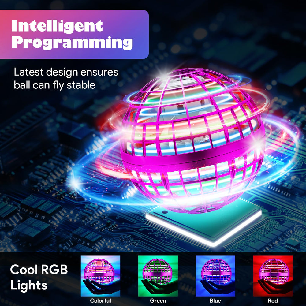Lidatb Flying Orb Ball boomerang trajectories for interactive play