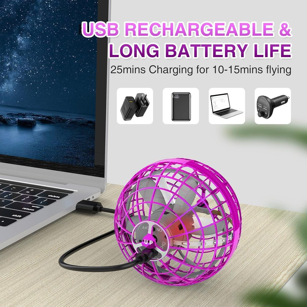 Lidatb Flying Orb Ball protected propellers for safer indoor use